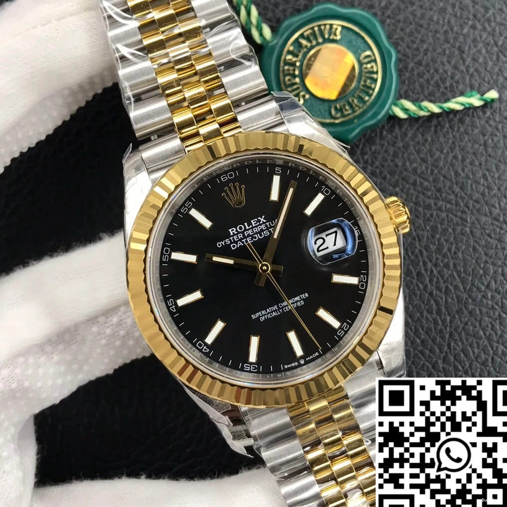 M126333-0014 Datejust Rolex Dial Black Factory VS 0907